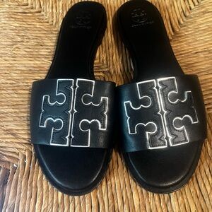 Tory Burch Double T Sport Slides
